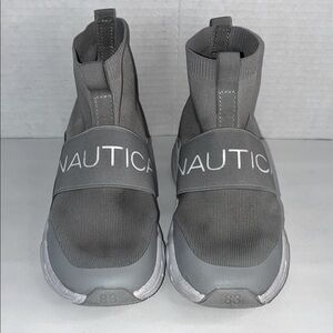Nautica Silas High-Top Sock Slip-On Sneakers